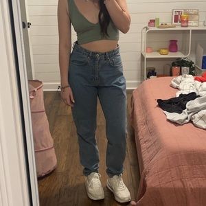 RAGGED priest mom jeans size 28